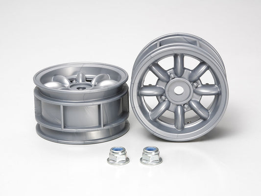M-Chassis 8-Spoke Wheels (2) Silver