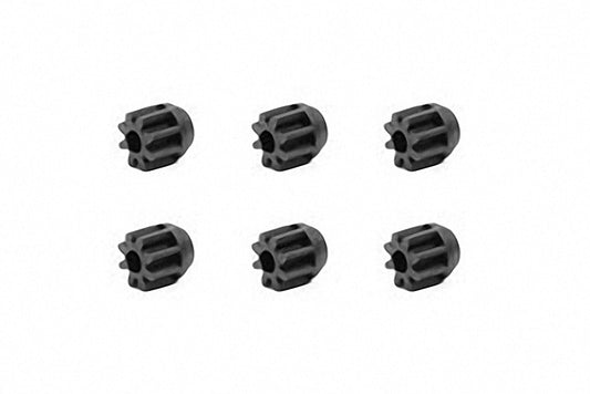CARBON REINFORCED 8T PINION GEAR (6PCS.)