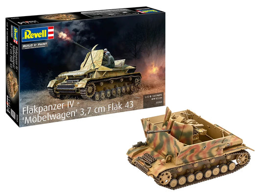 1/72 Flakpanzer IV "Möbelwagen" 3.7cm Flak 43
