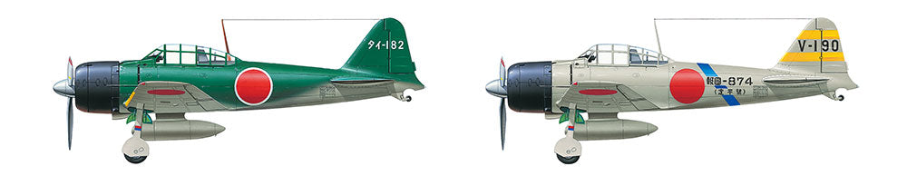 1/48 SCALE MITSUBISHI A6M3 ZERO FIGHTER (HAMP)