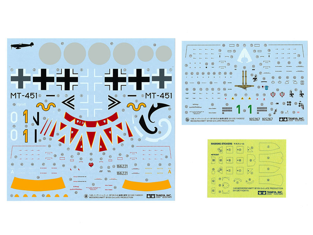 1/48 SCALE MESSERSCHMITT Bf109 G-6 LATE PRODUCTION