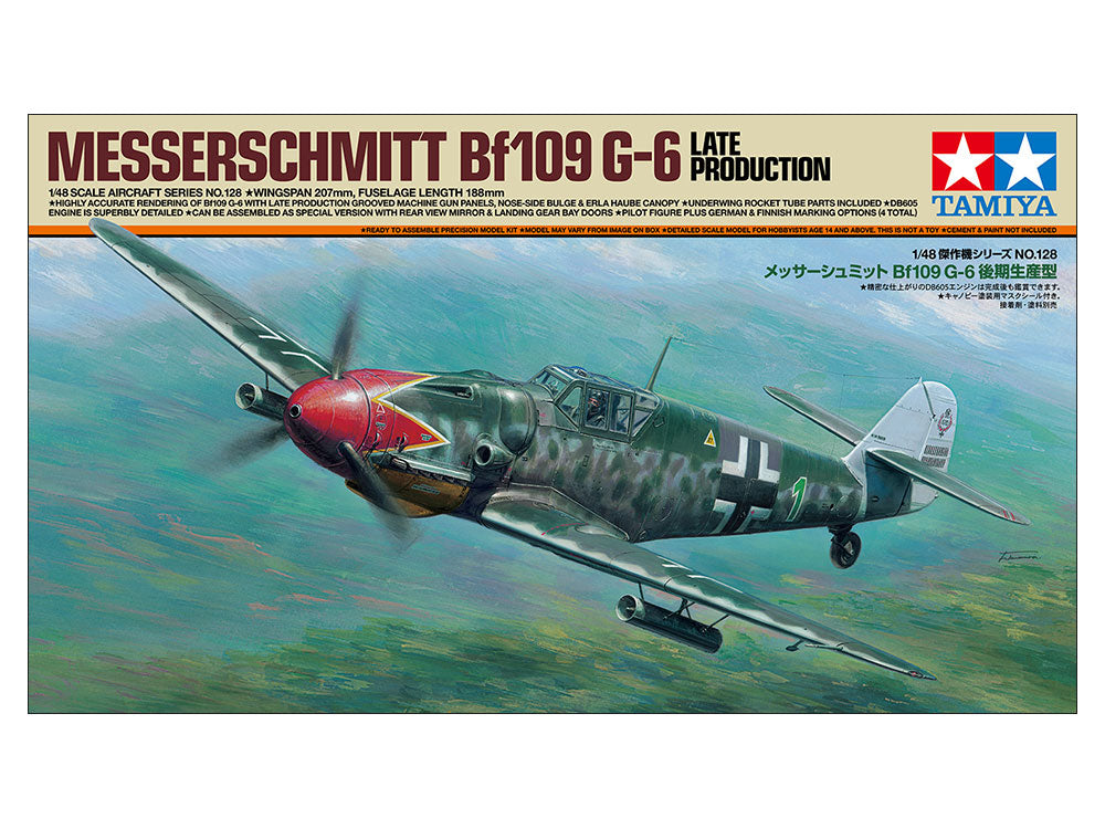 1/48 SCALE MESSERSCHMITT Bf109 G-6 LATE PRODUCTION