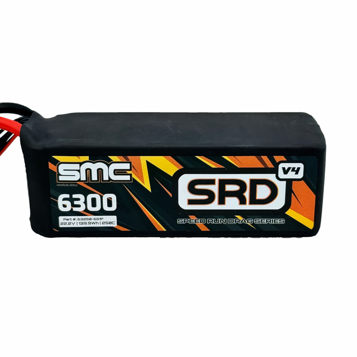 SRD-V4 6s 22.2V 6300mAh 250C w/ QS8 Plug