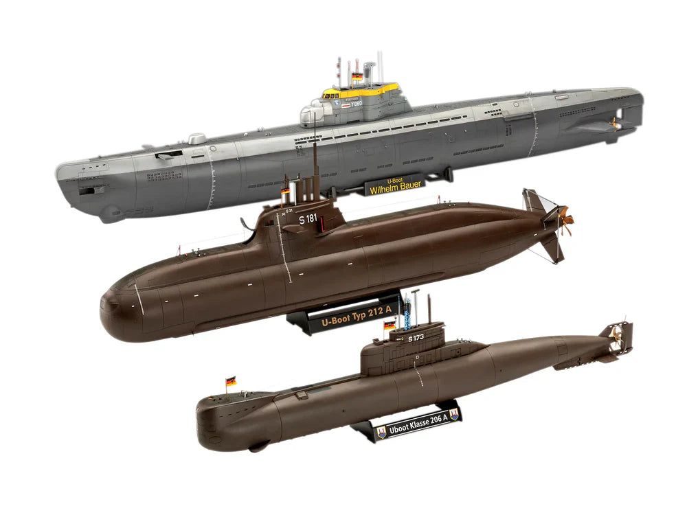 1:144 Wilhelm Bauer, Type 206A, Class 2 - 70 Years Bundeswehr