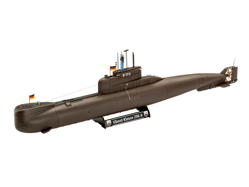 1:144 Wilhelm Bauer, Type 206A, Class 2 - 70 Years Bundeswehr