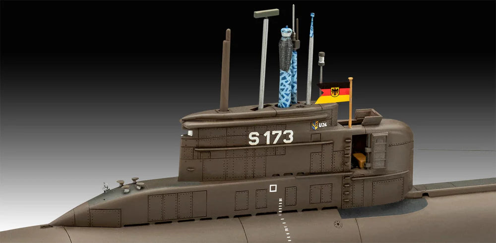 1:144 Wilhelm Bauer, Type 206A, Class 2 - 70 Years Bundeswehr