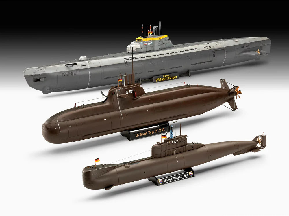 1:144 Wilhelm Bauer, Type 206A, Class 2 - 70 Years Bundeswehr