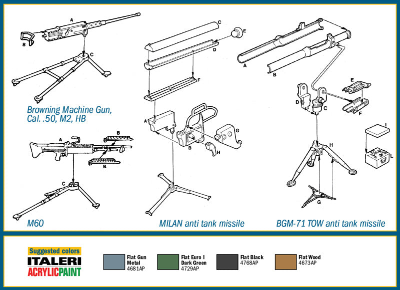 1:35 MODERN LIGHT WEAPON SET