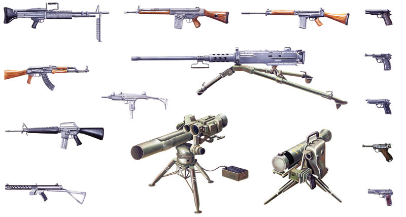1:35 MODERN LIGHT WEAPON SET