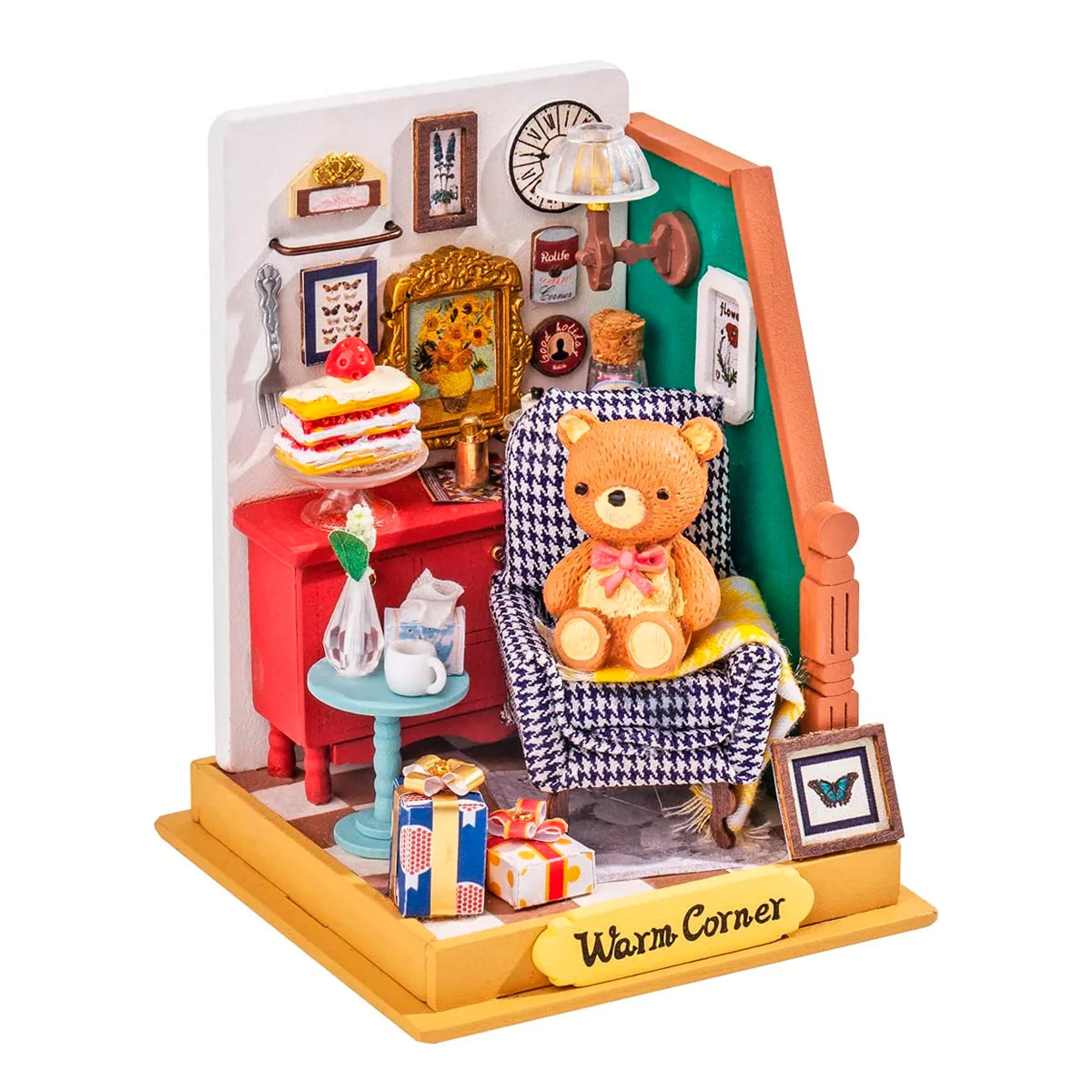 Holiday Living Room - DIY Miniature House Kit