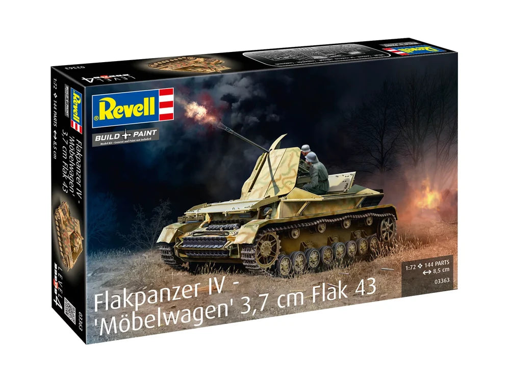 1/72 Flakpanzer IV "Möbelwagen" 3.7cm Flak 43