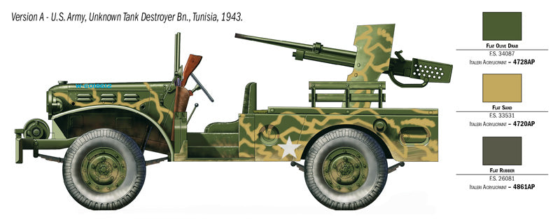 1:35 37mm Gun Motor Carriage WC-55