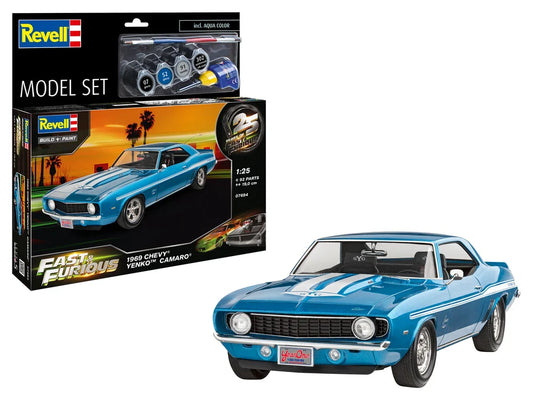 1:25 Model Set Fast & Furious 1969 Chevy Camaro Yenko