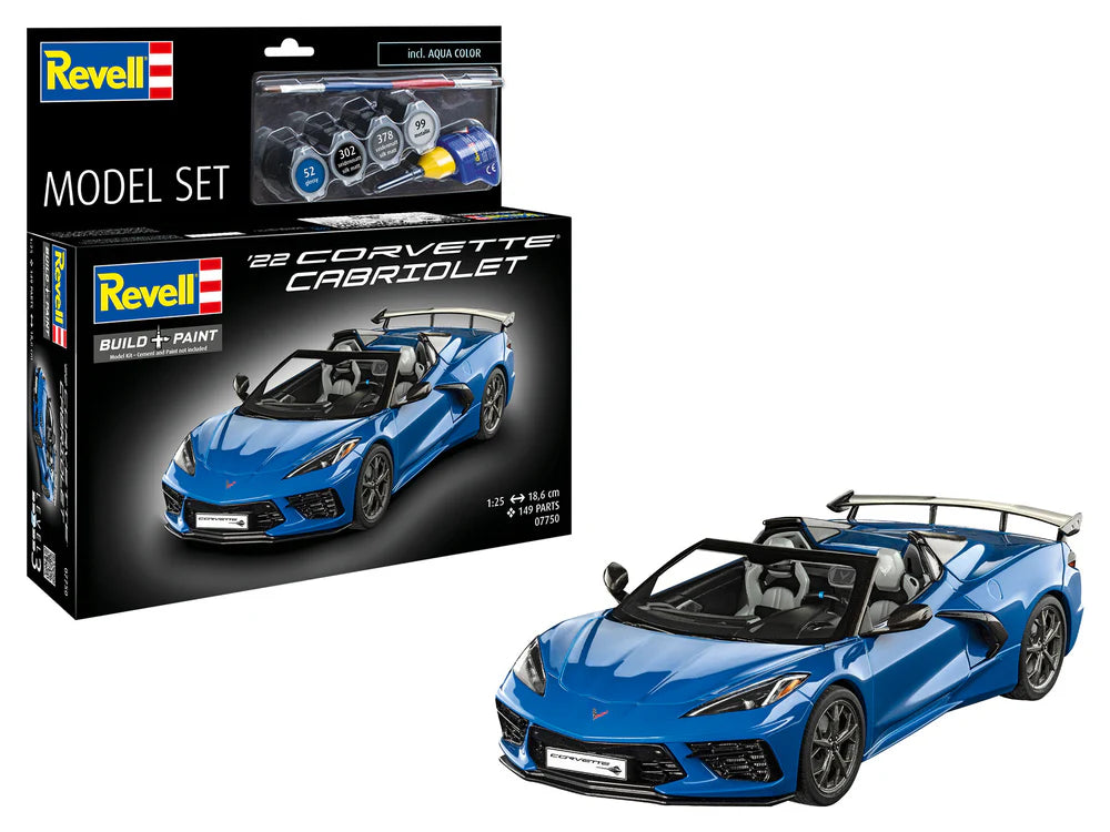 1:25 Corvette C8 Cabriolet Model Set