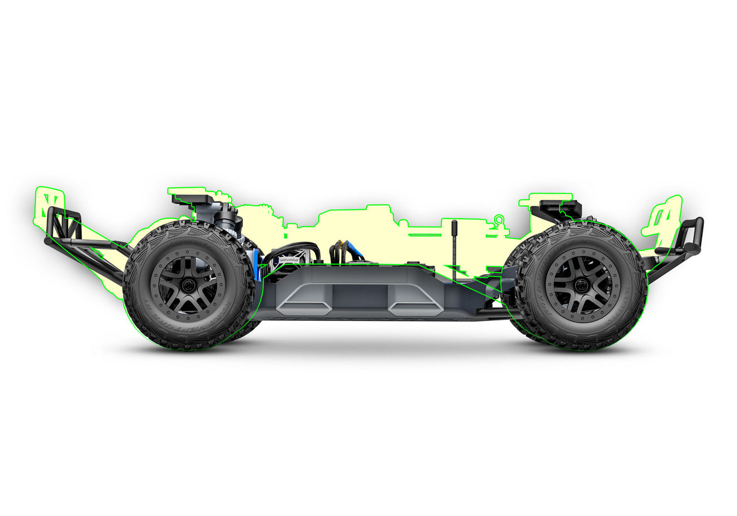 1/10 Slash HD VX3 4WD RTR - Red