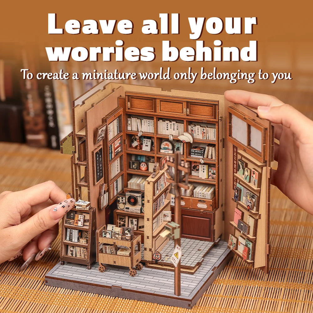 Antique bookery of Kyoto -  DIY Miniature House Kit