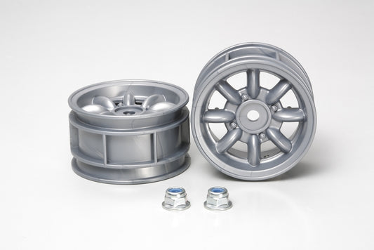 M-Chassis 8-Spoke Wheels (2) Silver