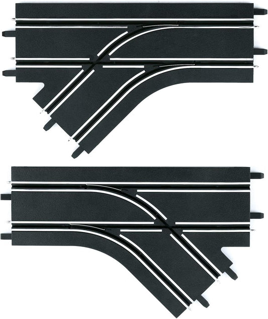 Mechanical lane change section, left and right