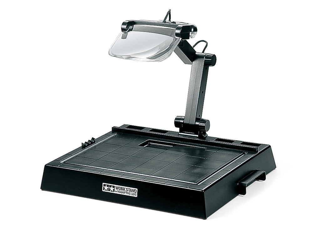 WORK STAND W/MAGNIFY GLASS 1/4