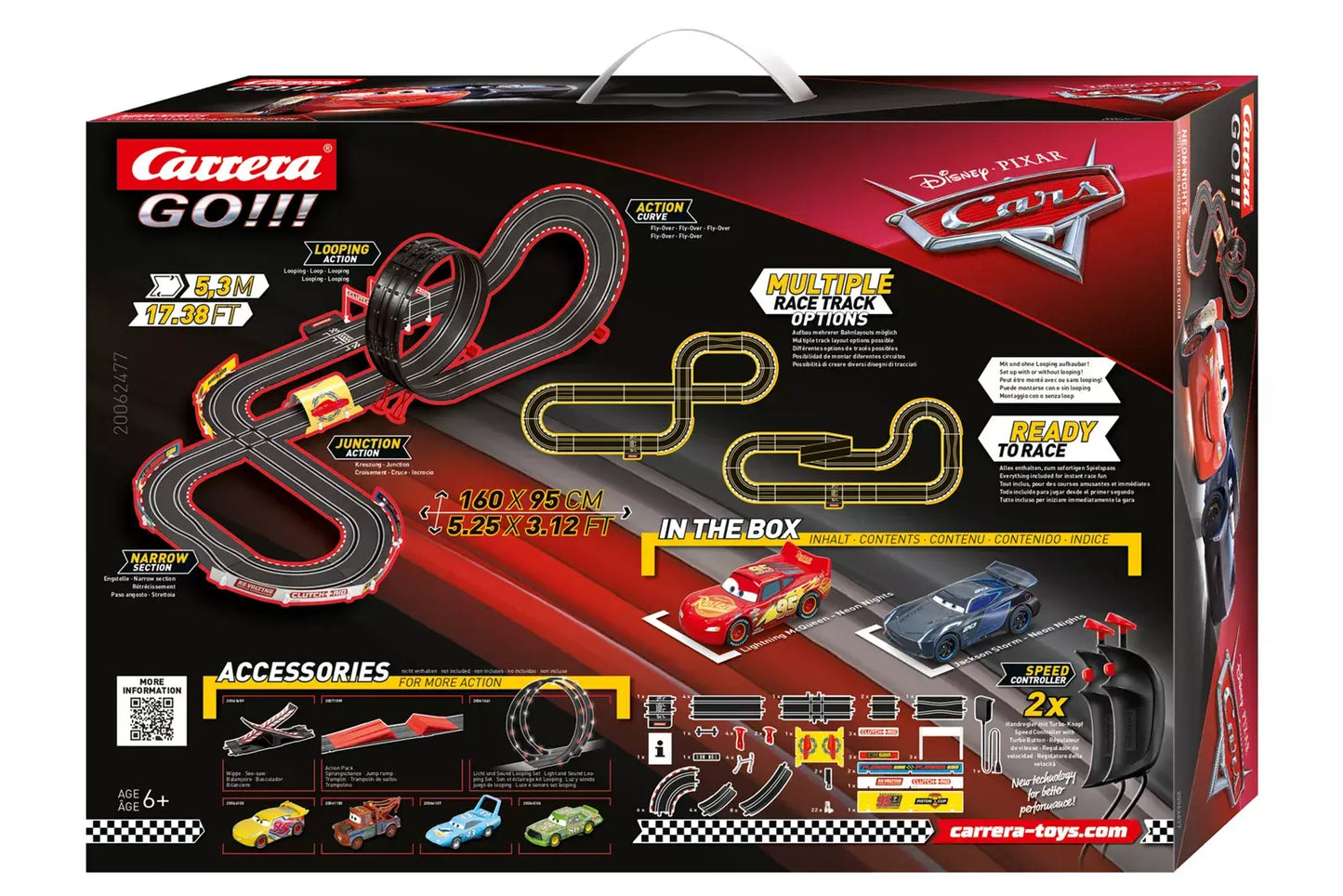 Disney·Pixar Cars - Neon Nights Slot Car Set
