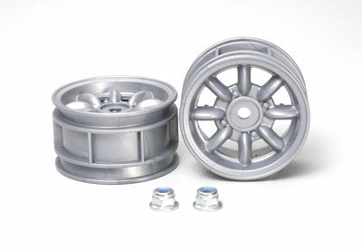 M-Chassis 8-Spoke Wheels (2) Silver
