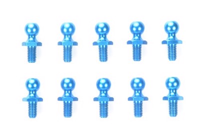 5mm Aluminum Ball Studs (Blue)