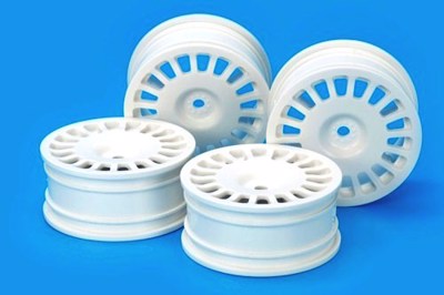 Rally Dish Wheels (0mm Offset) (White)