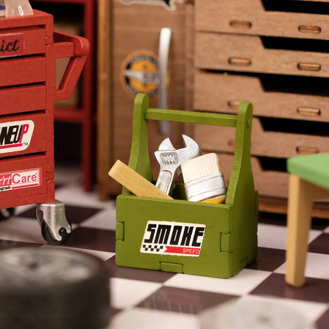 DIY Miniature House Kit - Garage Workshop