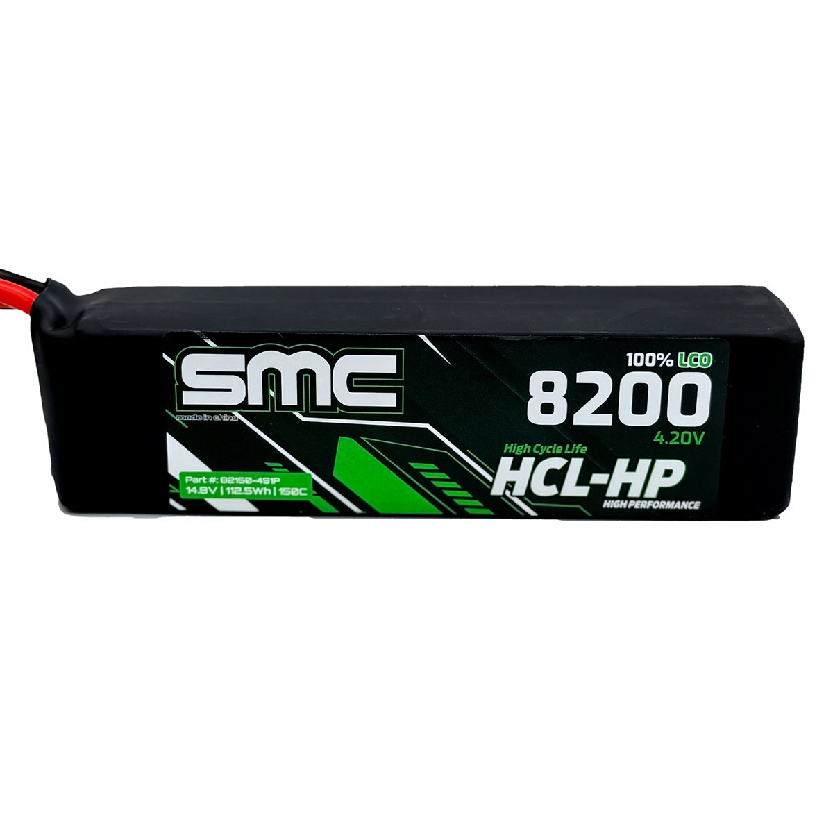 HCL-HP 14.8V 8200mAh 150C - TRAXXAS Connector