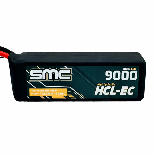 HCL-EC 14.8V 9000mAh 100C Long G10 Protection Plates - SC5 CONNECTOR