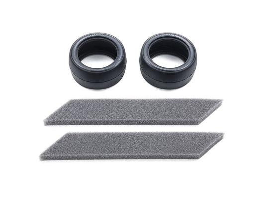 1/10 Tamiya Rear Racing Slick Tires & Inserts (x2)