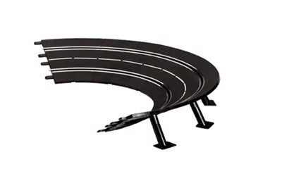High Banked Curve 1/30, 6 Pieces - Digital 124/132 & Analog