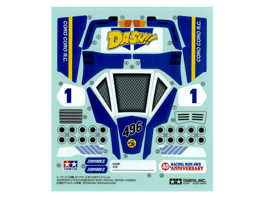 ZENPEROR 3 POLY BODY SPECIAL (VZ CHASSIS) - 40TH ANNIVERSARY