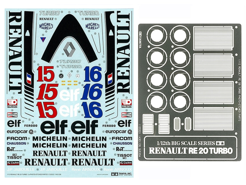 R' 1/12 RENAULT RE-20 w/PE PARTS