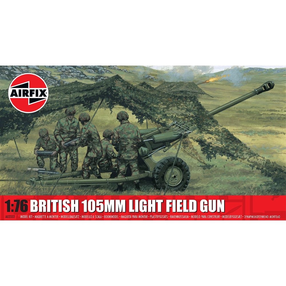 1:76 British 105mm Light Field Gun