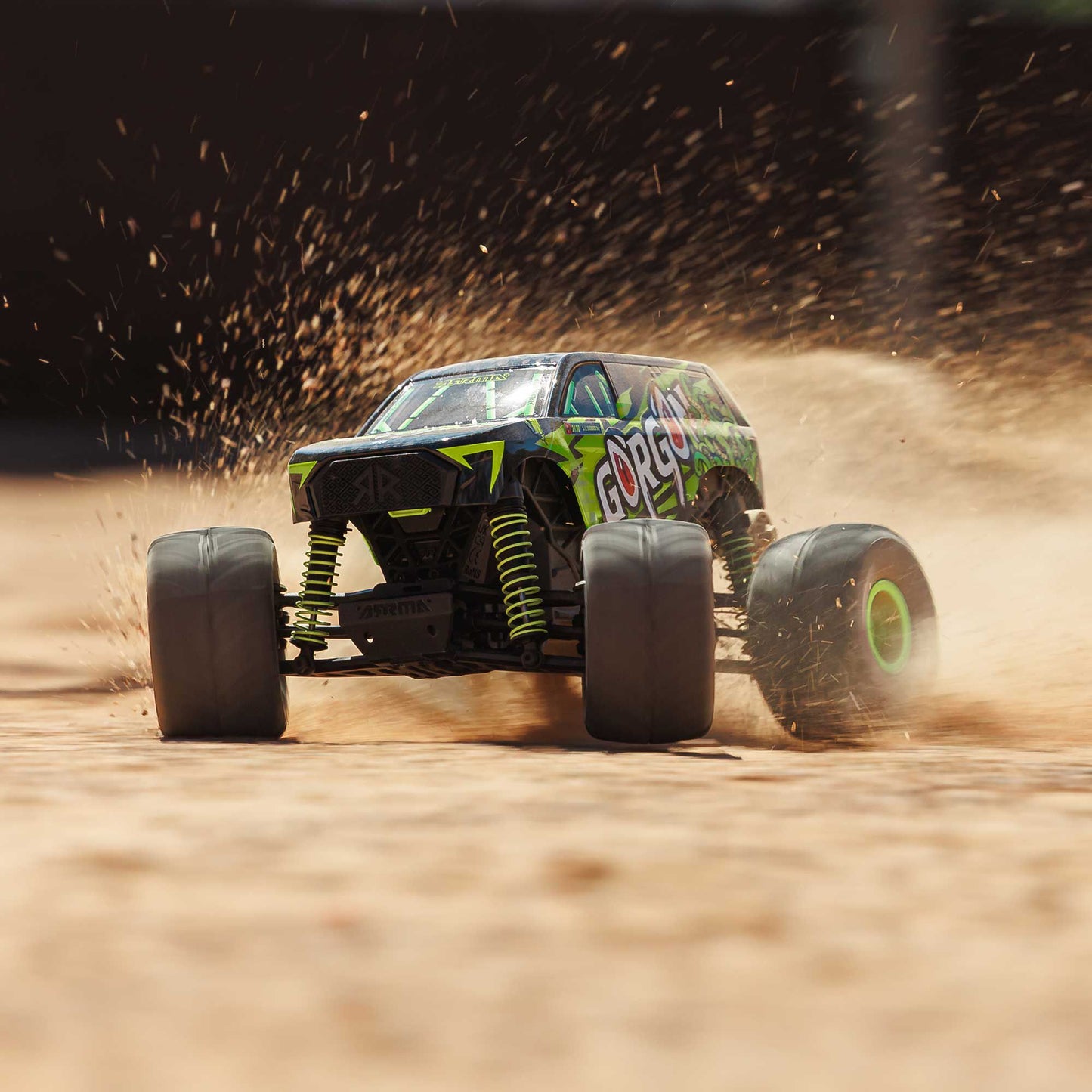 1/16 Gorgon Grom 4x4 RTR Brushed Monster Truck, Yellow - Battery & Charger Included PREORDER