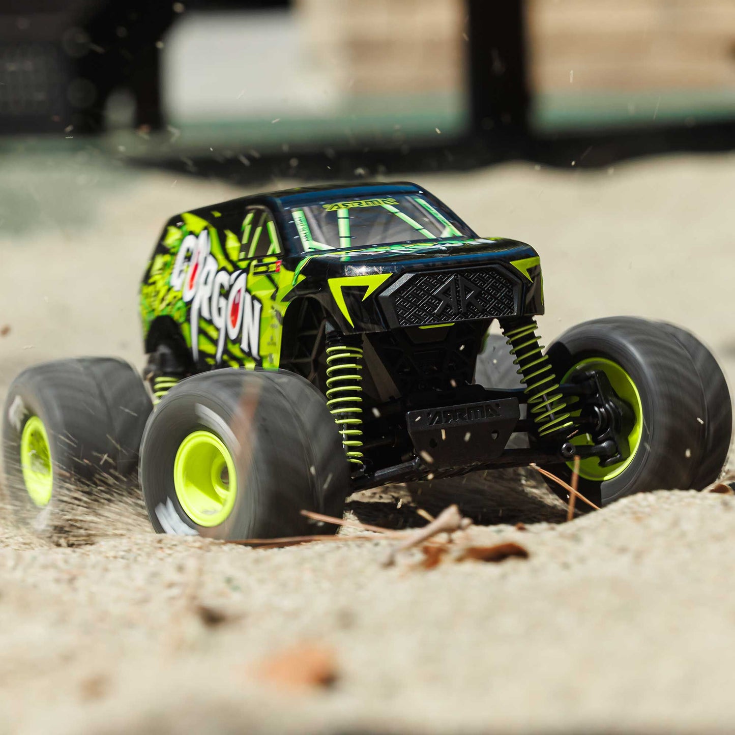 1/16 Gorgon Grom 4x4 RTR Brushed Monster Truck, Yellow - Battery & Charger Included PREORDER