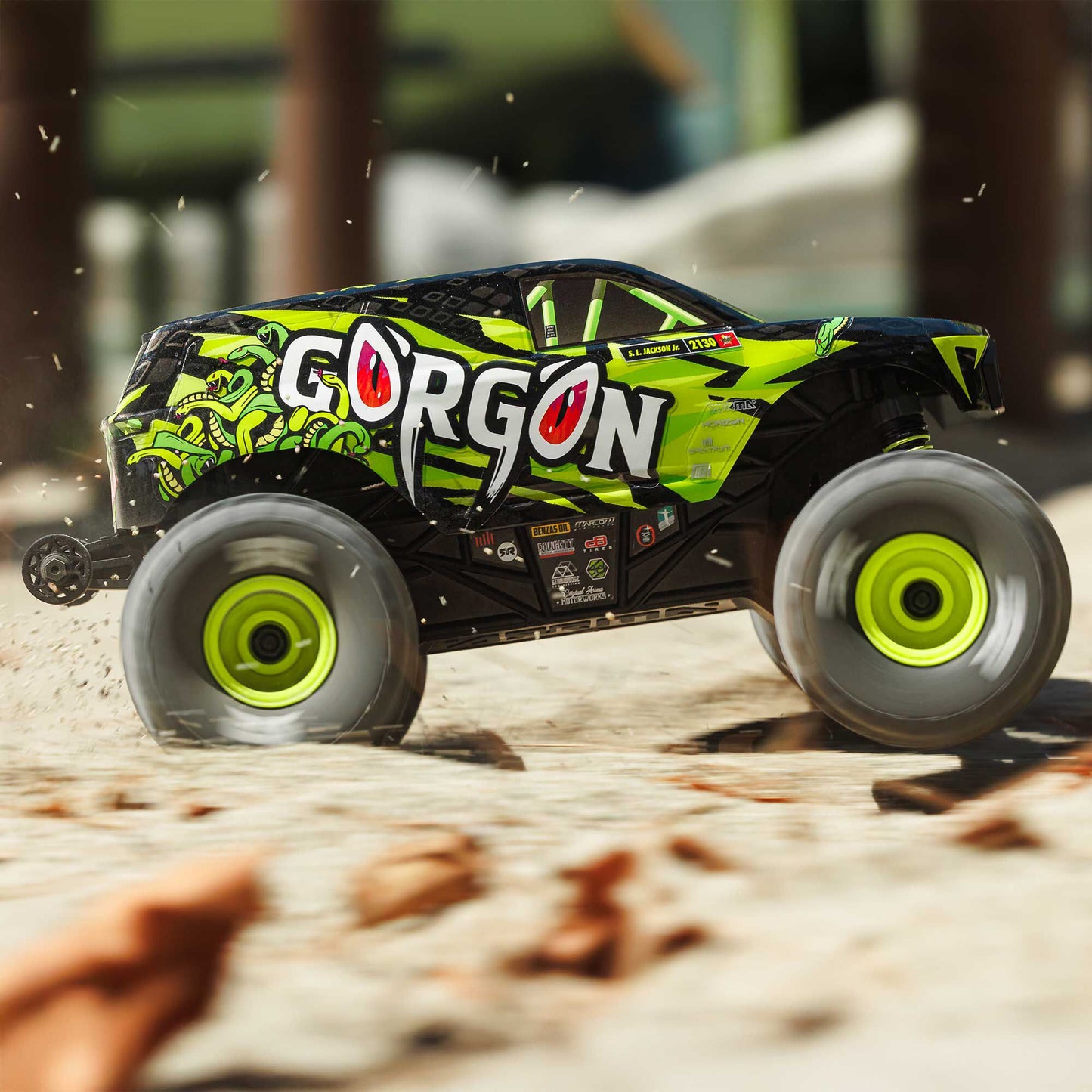 1/16 Gorgon Grom 4x4 RTR Brushed Monster Truck, Yellow - Battery & Charger Included PREORDER