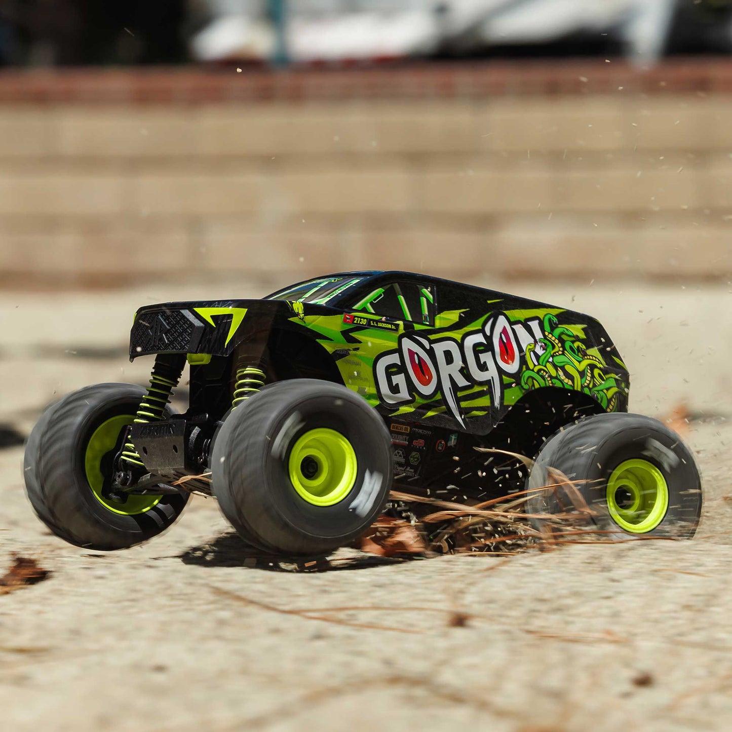 1/16 Gorgon Grom 4x4 RTR Brushed Monster Truck, Yellow - Battery & Charger Included PREORDER
