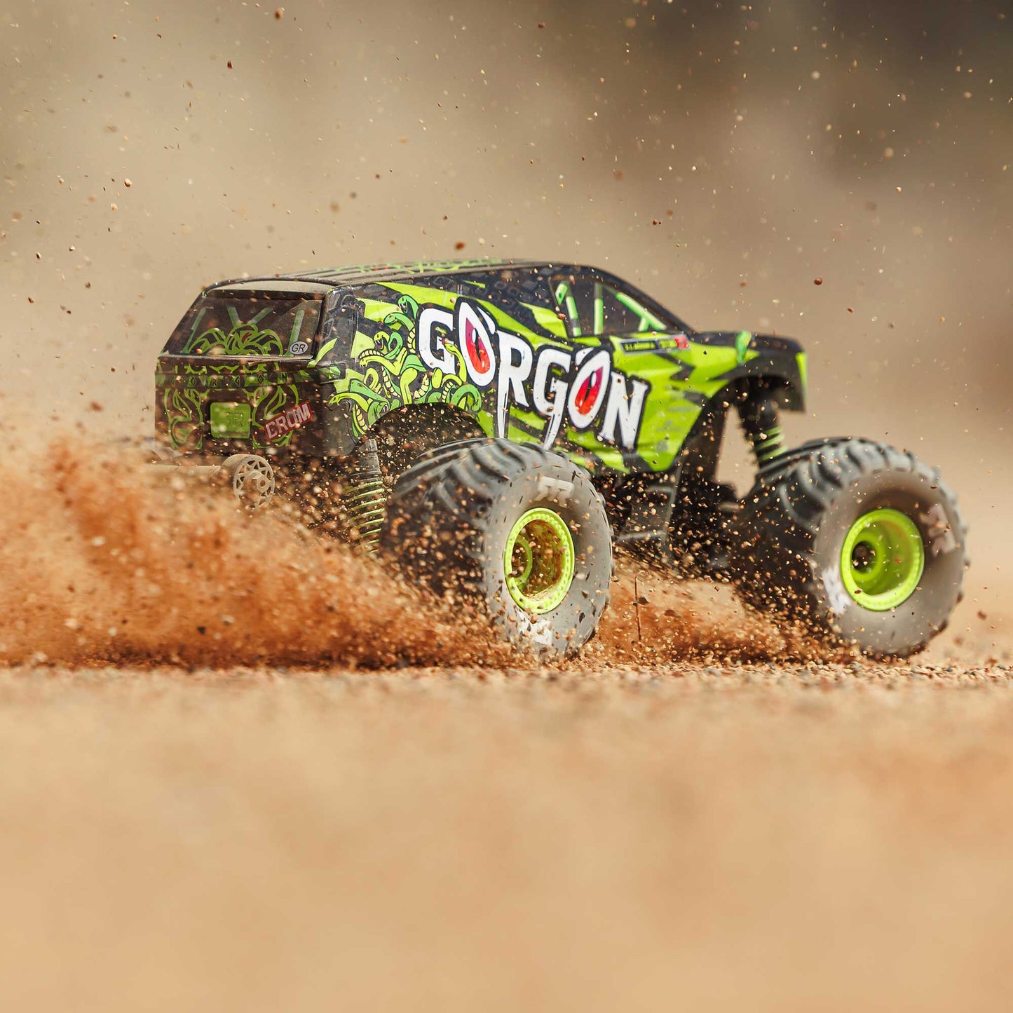 1/16 Gorgon Grom 4x4 RTR Brushed Monster Truck, Yellow - Battery & Charger Included PREORDER
