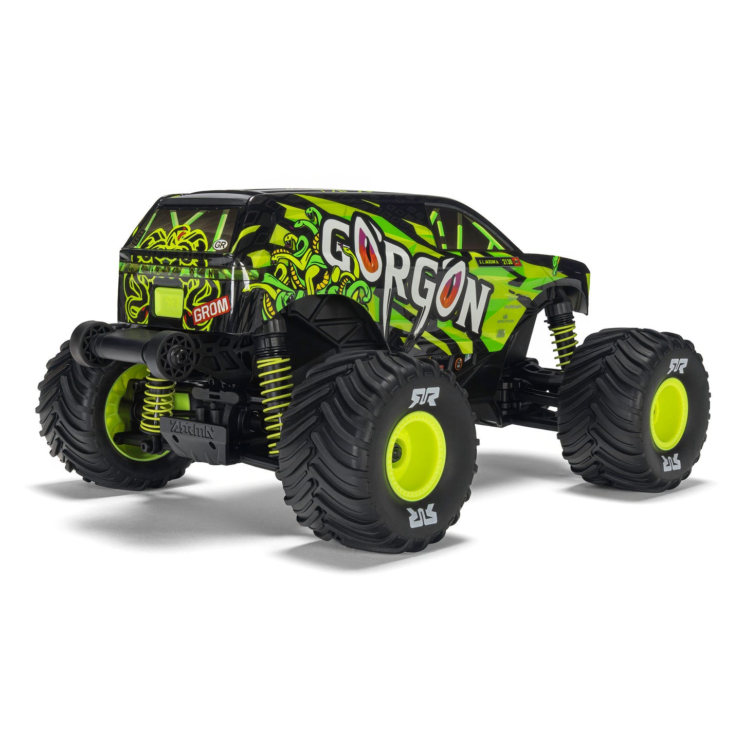 1/16 Gorgon Grom 4x4 RTR Brushed Monster Truck, Yellow - Battery & Charger Included PREORDER