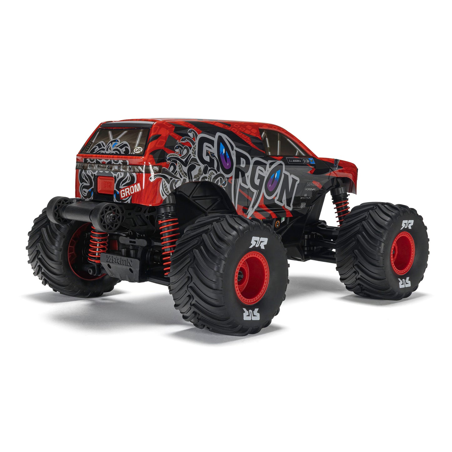 1/16 Gorgon Grom 4x4 RTR Brushed Monster Truck, Red - Battery & Charger Included  PREORDER