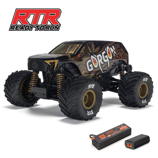 1/16 Gorgon Grom 4x4 RTR Brushed Monster Truck, Bronze - Battery & Charger Included PREORDER