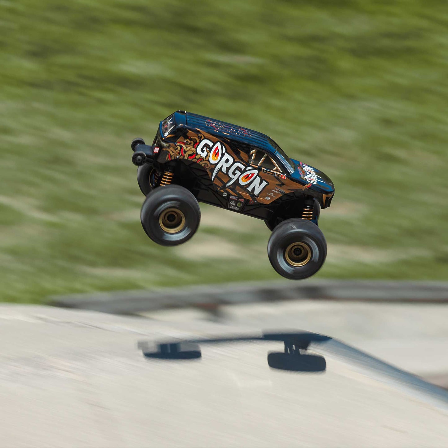 1/16 Gorgon Grom 4x4 RTR Brushed Monster Truck, Bronze - Battery & Charger Included PREORDER