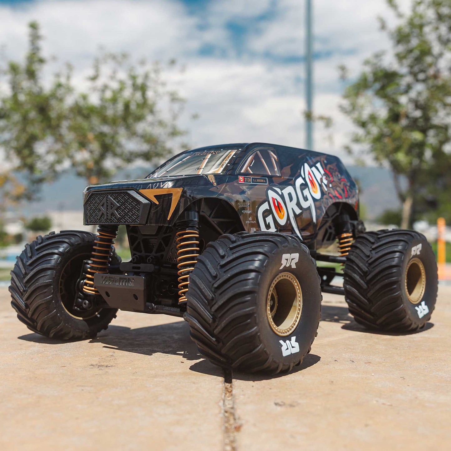 1/16 Gorgon Grom 4x4 RTR Brushed Monster Truck, Bronze - Battery & Charger Included PREORDER