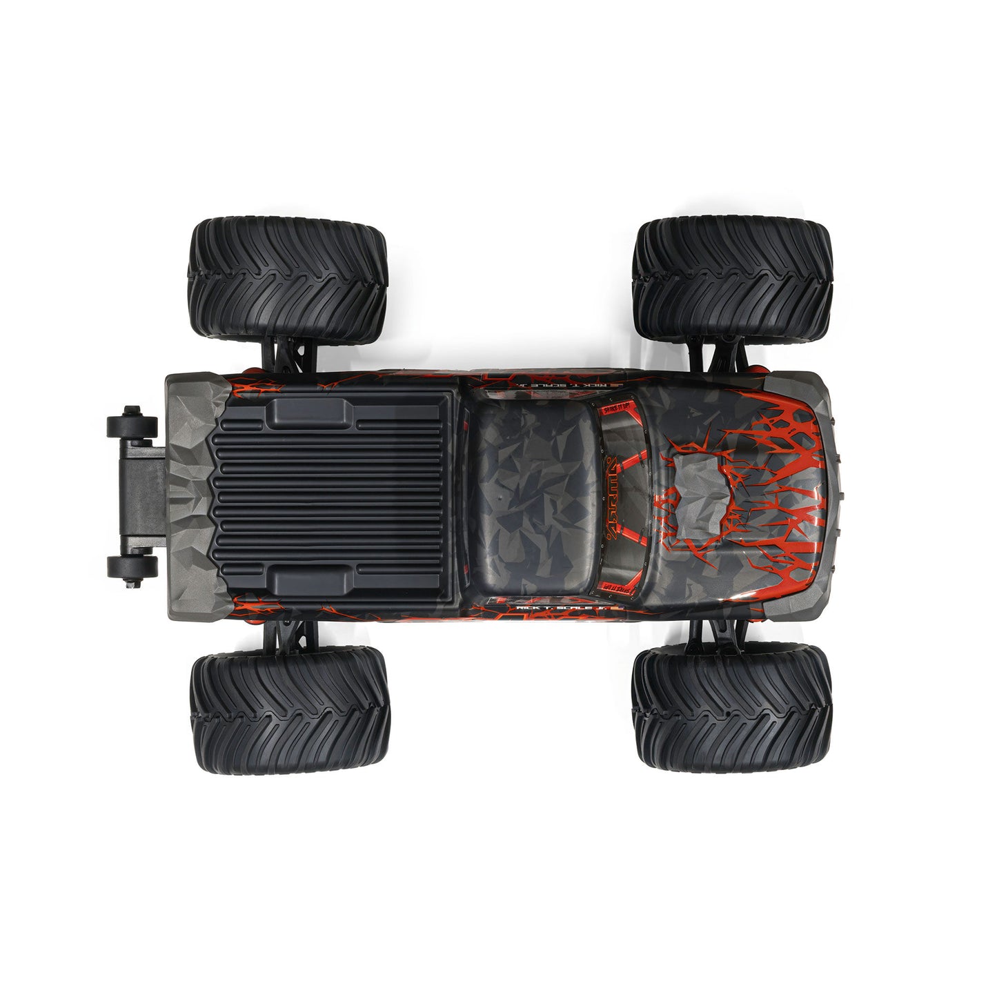 1/16 Quake Grom 4x4 RTR Brushed Monster Truck, Red - Battery & Charger Included PREORDER