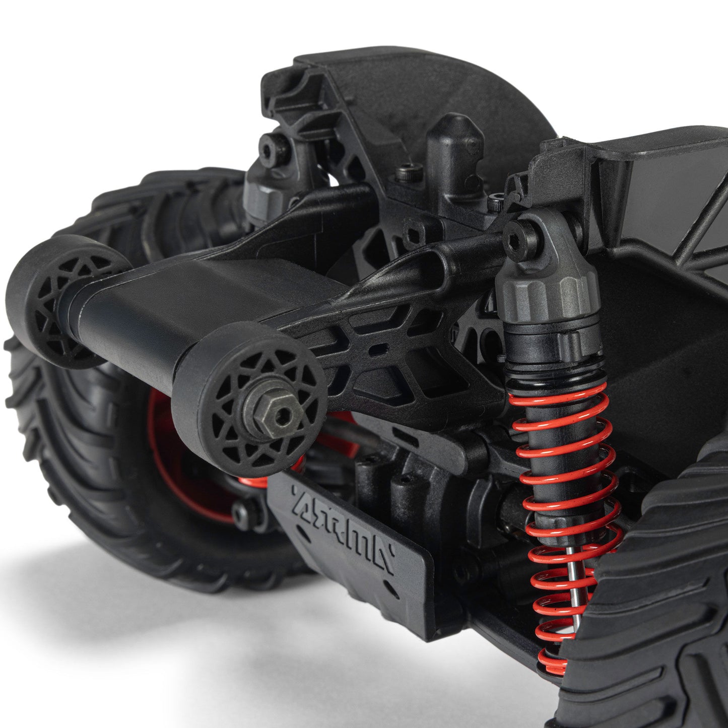 1/16 Quake Grom 4x4 RTR Brushed Monster Truck, Red - Battery & Charger Included PREORDER