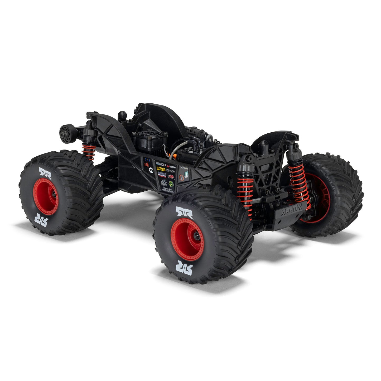1/16 Quake Grom 4x4 RTR Brushed Monster Truck, Red - Battery & Charger Included PREORDER