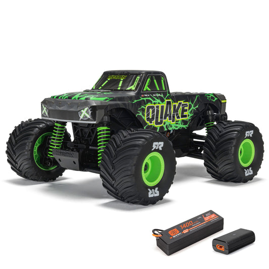 1/16 Quake Grom 4x4 RTR Brushed Monster Truck, Green - Battery & Charger Included PREORDER
