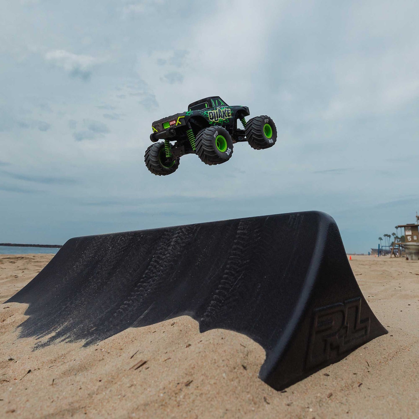 1/16 Quake Grom 4x4 RTR Brushed Monster Truck, Green - Battery & Charger Included PREORDER